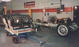 Rolls Royce Silver Ghost AX201 en pleine restauration.