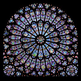 Rosace nord de Notre-Dame de Paris