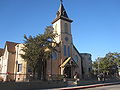 Sacred Heart Catholic Church in Floresville also operates an adjacent parochial school.