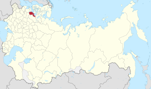 Санкт-Петербургская губерния на карте
