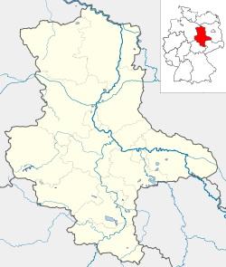 Quedlinburg ubicada en Sajonia-Anhalt