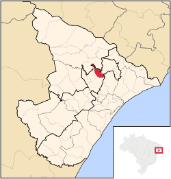 Localização de Cumbe em Sergipe