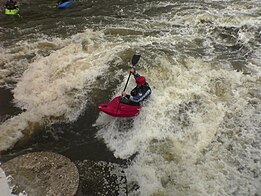 Whitewater kayaking