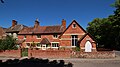 Griffin Memorial Hall (right) and adjoining cottages (centre and left)