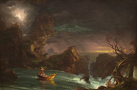 The Voyage of Life: Manhood, by Thomas Cole