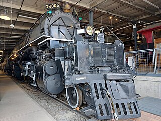 Union Pacific Big Boy No. 4005 inside the museum