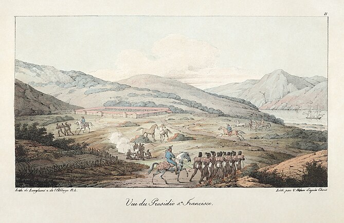 42. Presidio of San Francisco, 1822