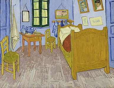 Bedroom in Arles, by Vincent van Gogh