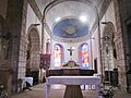 L'église paroissiale Saint-Pierre, vue intérieure (le chœur).