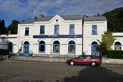 Partie centrale de la gare construite en 1866.