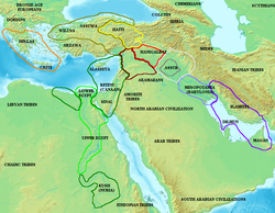 中アッシリア時代の位置