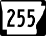 Highway 255 marker