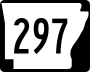 Highway 297 marker