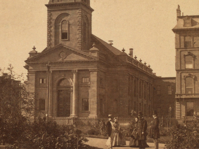 Arlington St. Church, 19th-century photo by John P. Soule