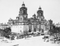 Mexico City Metropolitan Cathedral between 1880 and 1900