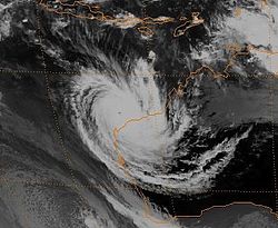 Cyclone Olivia à son maximum au large de l’Australie-Occidentale