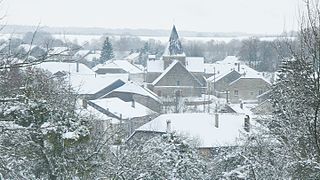 Écordal sous la neige.