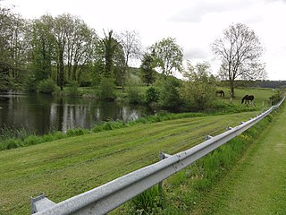 Paysage à Fourdrain, direction de Brie.