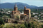 Church and tower above the town