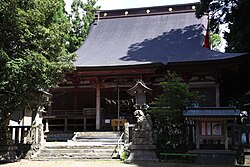 零羊崎神社　拝殿