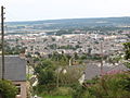 The rooftops of Scorguie, with Inverness centre in the distance