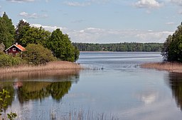 Sjön Långhalsen vid Mälsundet.