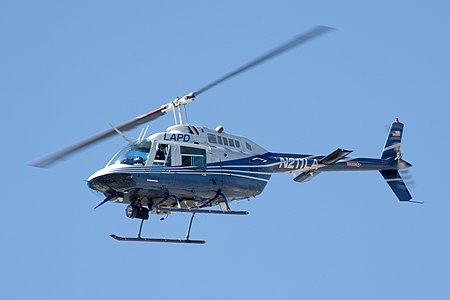 Los Angeles Police helicopter, by Mfield