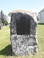 La plaque des pionniers de Saint-Jacques-de-Leeds