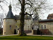 Photographie montrant une vue du château