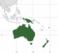 Image 29Australia's concept of Australasia, which includes Australia, New Zealand and, in this case, Melanesia (from Australasia)