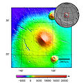 MOLA maps showing the geographic context of Elysium.