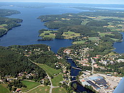 Näsviken med Sördellen i bakgrunden