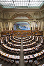 The chamber of the National Council (and of the United Federal Assembly)