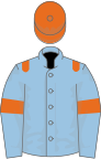 Light Blue, Orange epaulets, armlets and cap