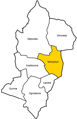 Location of Iskrzyczyn