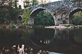 Puente Medieval de Fillaboa sobre el Río Tea en el Concello de Salvatierra de Miño