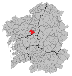 Arzúa – Mappa