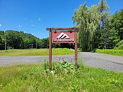 Ski Blandford sign