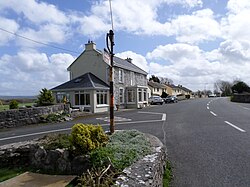 Part of the village of Tubber, including the village pump