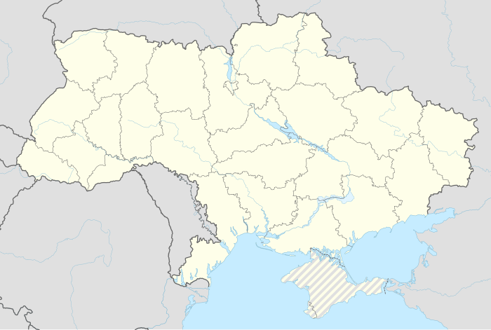 2014–15 Ukrainian First League is located in Ukraine