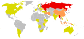 Carte de l'organisation