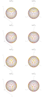 Магнитные гармоники '"`UNIQ--postMath-0000001E-QINU`"'. '"`UNIQ--postMath-0000001F-QINU`"' изображена дважды