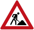 Image 43German roadworks sign. In other European countries, the signs are similar. (from Roadworks)