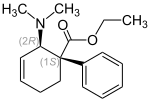 Strukturformel von (1S,2R)-trans-Tilidin