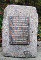 Plaque commémorative de l'accident du 30 novembre 1944 survenu au Dellec.