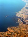 沖島とその周辺空撮