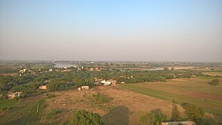 Aerial View of village