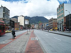 Clouds over Guadalupe Hill from Avenida Jiménez