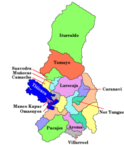 Provinces of the La Paz Department