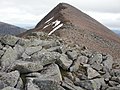 Càrn Mòr Dearg summit